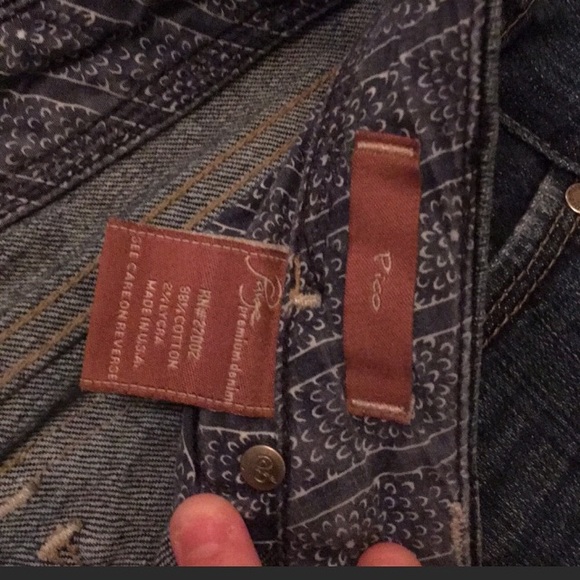 Paige Premium Distressed Denim “Pico” Jeans NWOT - Picture 3 of 4